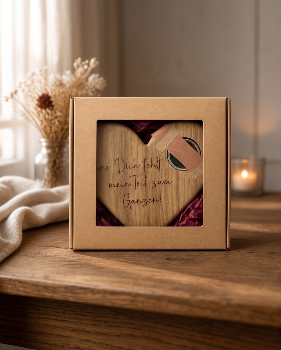 Herz in Box Ambiente