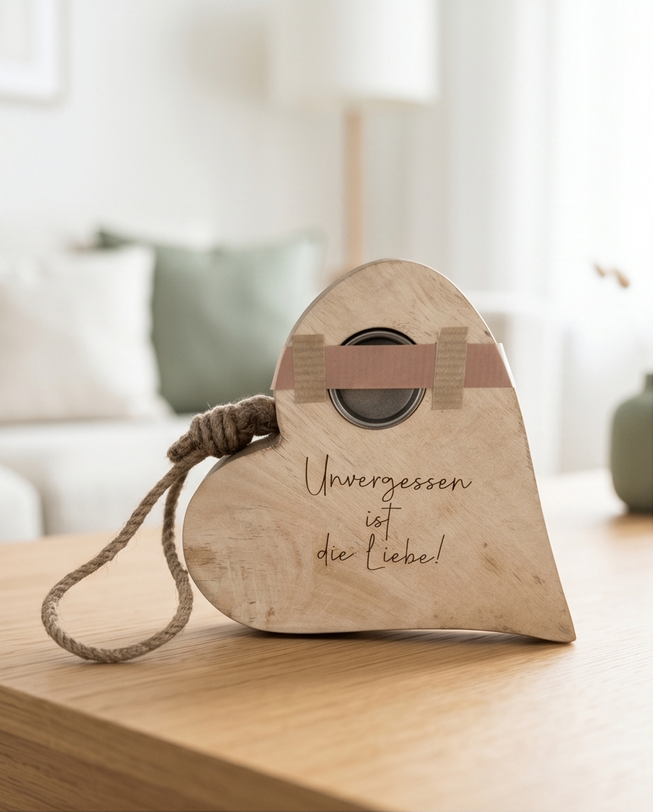 Steh-Herz Wohnzimmer